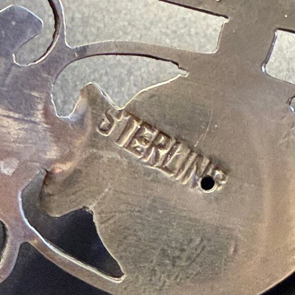 Vintage Mexico Sterling Silver 925 Scroll Link Bracelet - Picture 11 of 11